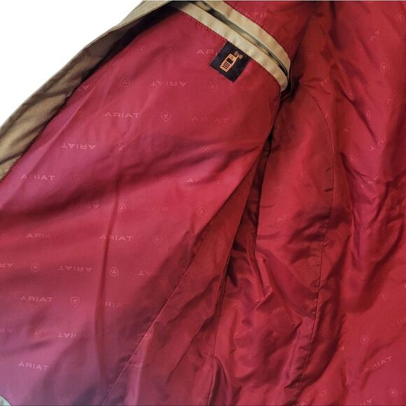 Ariat Women's Sage Green Quilted Chore Jacket Size L - Picture 5 of 7